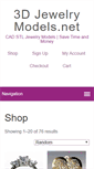 Mobile Screenshot of 3djewelrymodels.net